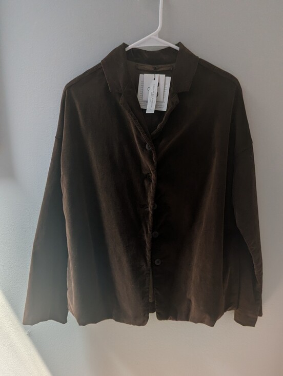 Albumdifamiglia Jackets & Blazers - Album di Famigila "Loose Blazer", cotton velvet, size small, NWT